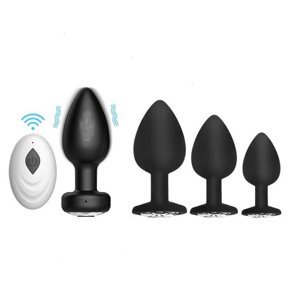 

wireless remote control electric vibration backyard development plug adult