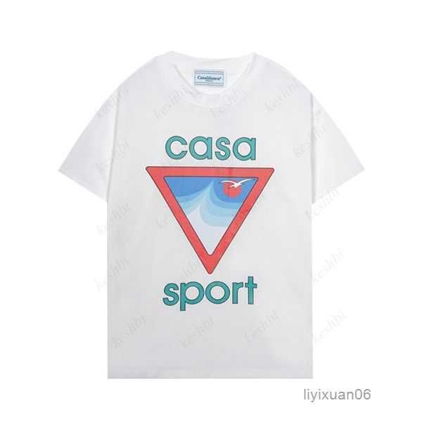 

stussys mens designer t shirt casablanca woman t-shirts casa fashion 100% cotton short sleeve street style men tshirt casablanc shirts 2 ggp, Black;brown