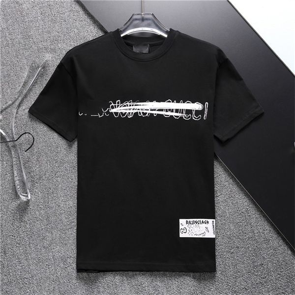 

men's loose t-shirt shirt summer fashion men's wardrobe h69, White;black