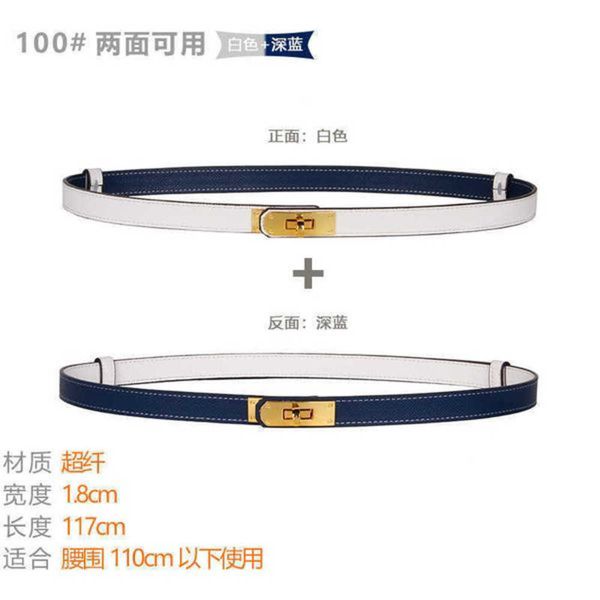 

belts adhesives h family women's thin with dress pants decorative buckle versatile double sided belt white urfy, Silver