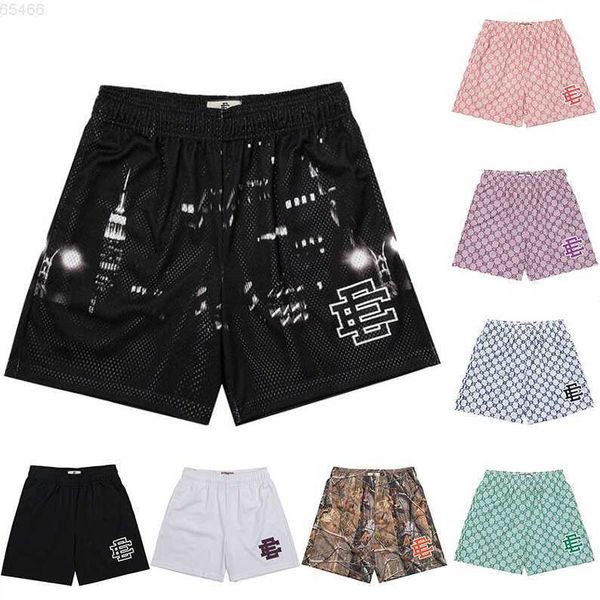 

a8ec dd5d men's shorts 2023 eric emanuels ee basic mens womens designers fitness short mesh breathable beach pants sports series basket, White;black