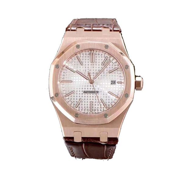 

41mm mens watch designer luxury automatic movement watches high qualit rose gold size 41mm 904l stainless steel strap waterproof sapphire me, Slivery;brown