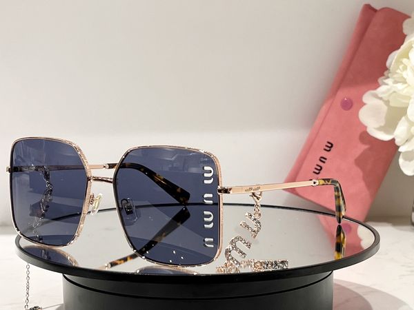 

designer miu sunglasses mens eyeglasses pc lens full frame uv400 sun proof womens fashion glasses luxury printing f oversize adumbral for be, White;black