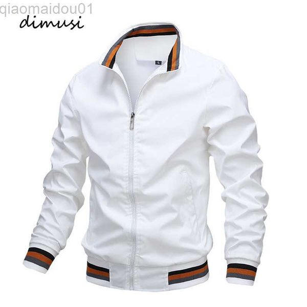

men's jackets dimusi spring autumn men's bomber jacket casual mens outwear windreaker zipper coats fashion baseball jackets man br, Black;brown