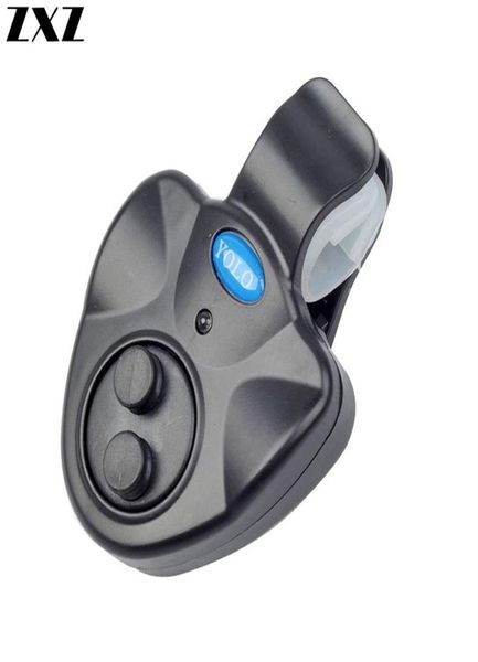 

outdoor carp fishing electronic indicator fish bite sound olta alarm set bell buzzer on rod with night indicator led light pesca284386871