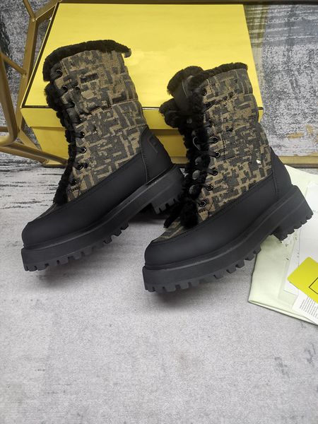 

designer martin desert boots high heel ankle boots women leather boots vintage print jacquard textile classic platform flat boots fashion ou, Black