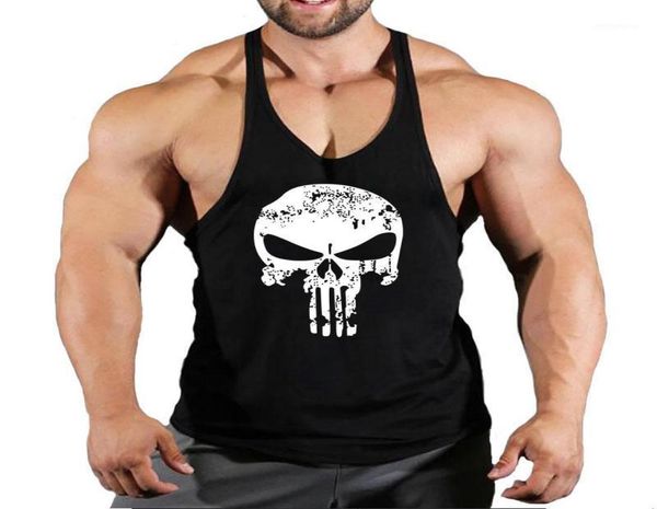 

men039s tank arrivals bodybuilding stringer male cotton gym sleeveless shirt men fitness vest singlet sportswear worko7643775, White;black
