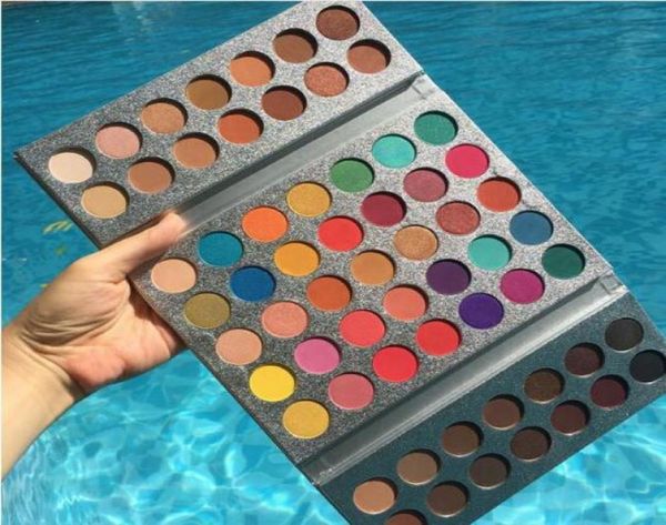 

new arrival 63 color eyeshadow pallete glitter makeup matte eye shadow make up palette maquillage paleta de sombra1474779