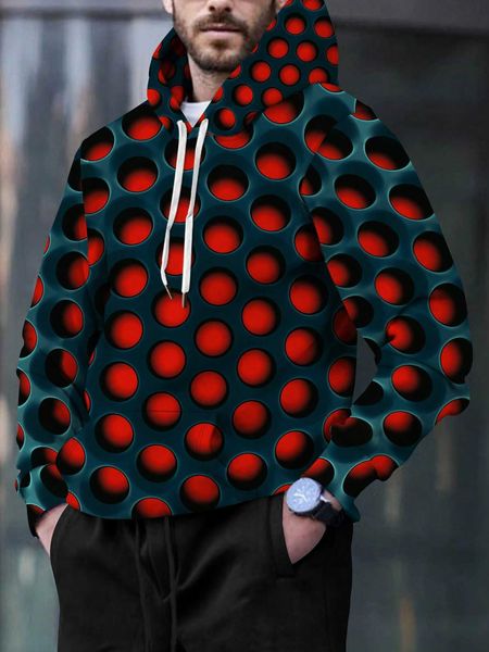 

men 's fashion legnd men 3d drawstring hooded sweatshirt, White;black