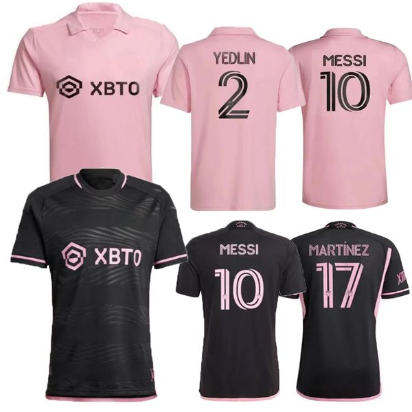 

23 24 inters miami soccer jerseys messis matuidi higuain campana yedlin beckham mls football men kids kit shirt uniform training fans player, Black;blue