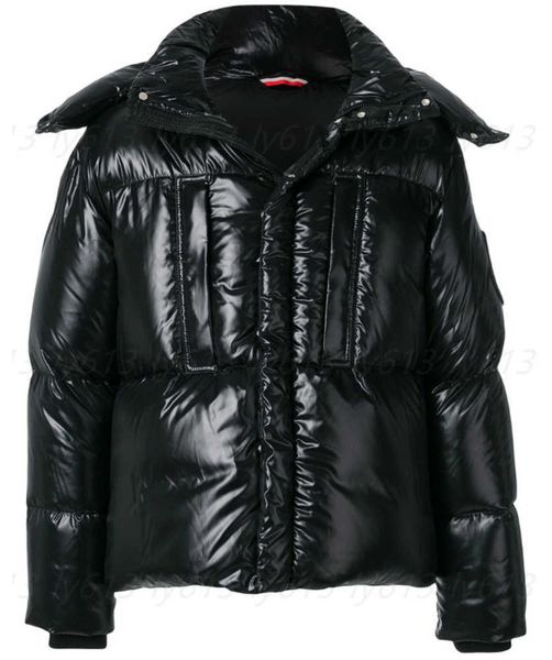 

monclear designer coat puffer jacket winter cardigan down jackets short downs coats thickened hooded models loose jackets designer clothe, Black