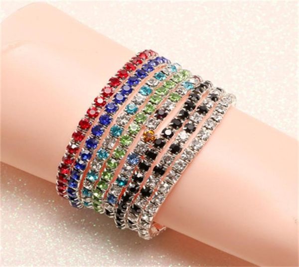 

tennis fashion rhinestone stretch bracelet bangle bridal wristband wedding gifts crystal shining bangles 1247 q26138029, Golden;silver