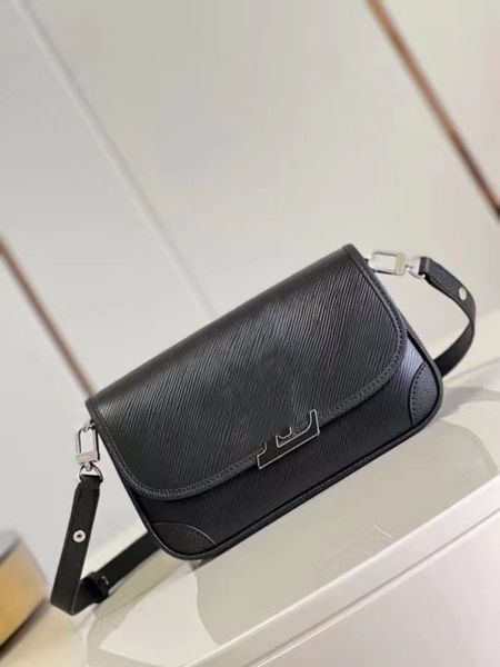 

m59459 new women's luxury shoulder bag water wave cowhide