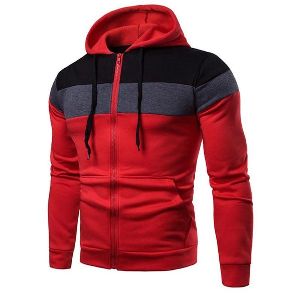 

men039s jackets men jacket autumn fashion brand slim fit patchwork coats hooded casual baseball bomber mens overcoat6173248, Black;brown