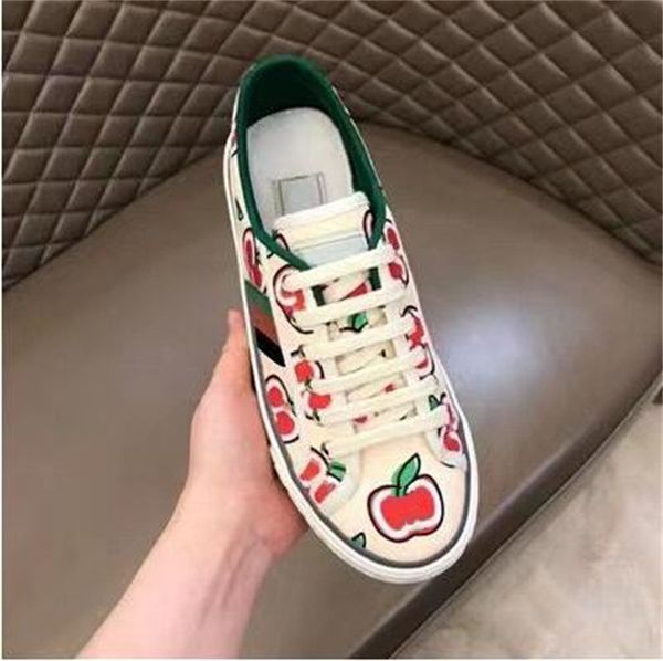 

tennis 1977 designers sneakers casual canvas shoes luxury designers womens shoe italy web stripe rubber sole stretch running shoes, Black