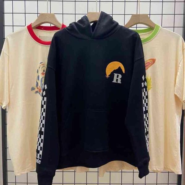 

autumn casual side seam pocket letter hooded sweater01237102725, Black