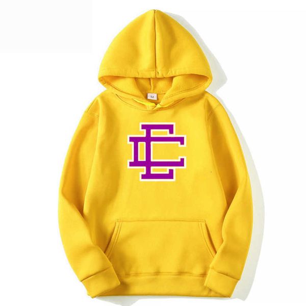 

designer mens double e pattern hoodies ee sweatshirts jacket hooded letter printed hoody loose fashion long sleeve casual clothing coats ypc, Black