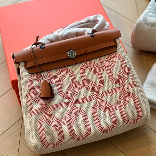 

designers classic herbag totes shoulder bags handbags 10a quality genuine leather canvas crossbody bag women shopping bag luxury designer ba