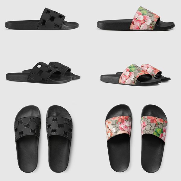 

2023 designer slide slippers women men sandal fashion slippers fashion sandals mens and womens slippers flats rubber slippers designer sanda, Black
