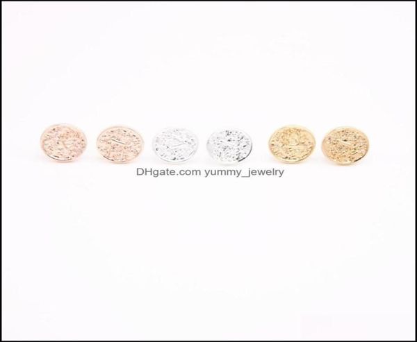 

lastest geometrical shape gold stud earrings solid circle retail and whole mix drop delivery 2021 jewelry hwsxa6009053, Golden;silver