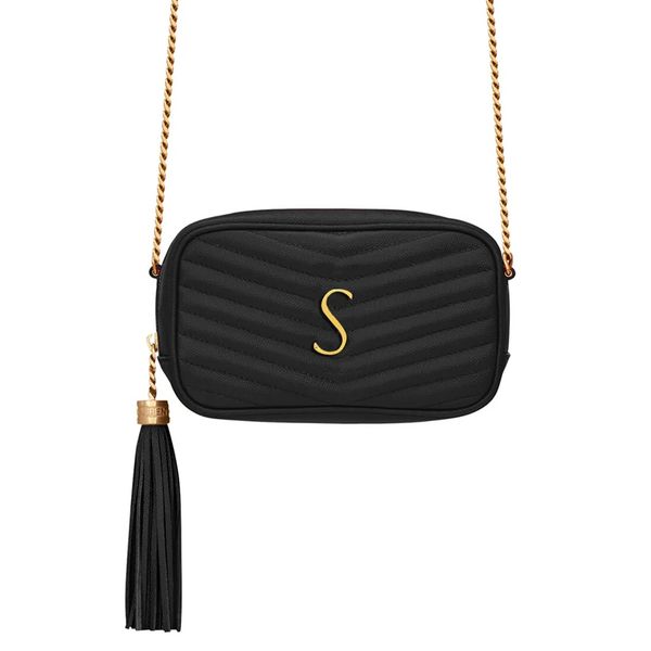 

lou lou caviar camera tassel shoulder bag fashion genuine leather chain strap handbags clutch bag luxury designer totes womens mens gym purs