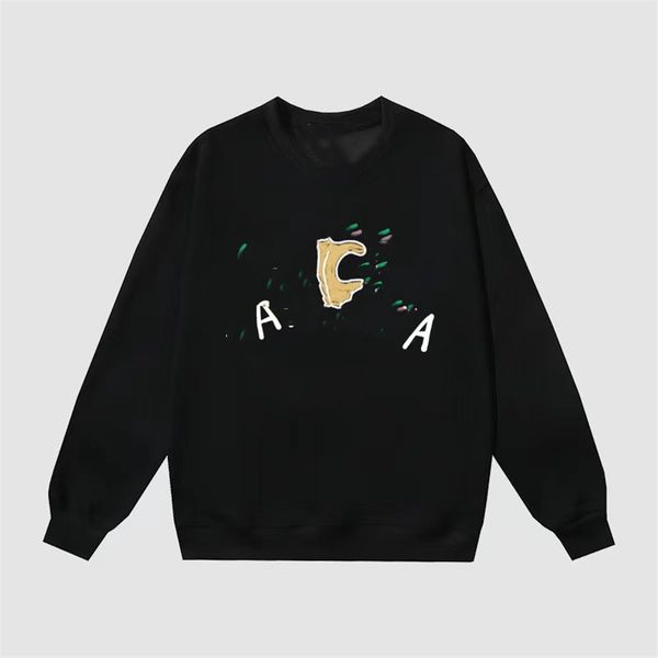 

fashion hoodie sweatshirt 2023 ggs luxury design men's and women's pullovers loose long sleeve letter logo casual student activism, Black