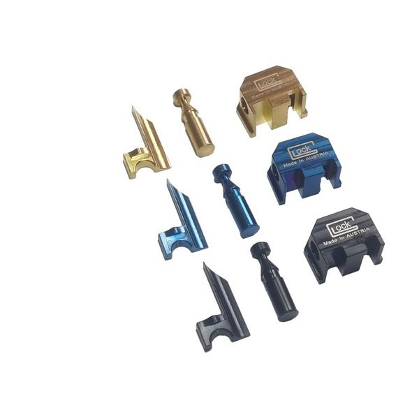 

glock adjustment cnc selector switch stainless steel/titanium for g17/g19/g19x/g20/g22/g23/g26/g27/g34/g40 sear and slide modification requi