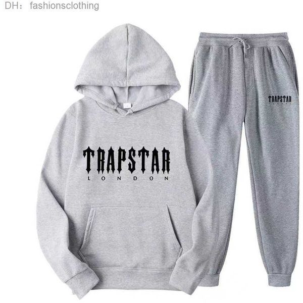

mens designers tracksuits jogger sportswear casual sweatershirts sweatpants streetwear pullover trapstar fleece sports suit 2jhx, Black