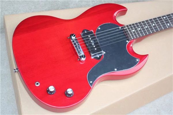 

custom shop sg red electric guitar single p90 pickup mahogany body rosewood fingerboard