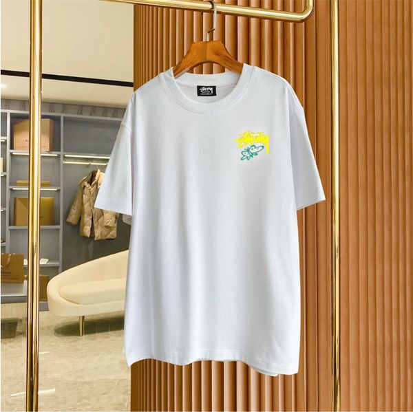 

the 2023 new short-sleeved t-shirt is high-quality and feels very comfortable, stylish and individual, super versatile and good-looking, a s, White;black