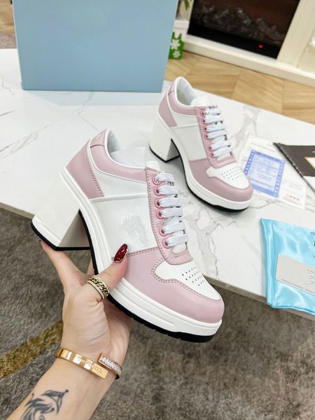

designer brand trainer trainers casual shoes shoes fashion vintage vintage printed denim stitching leather men's trainer sneakers 0722, Black