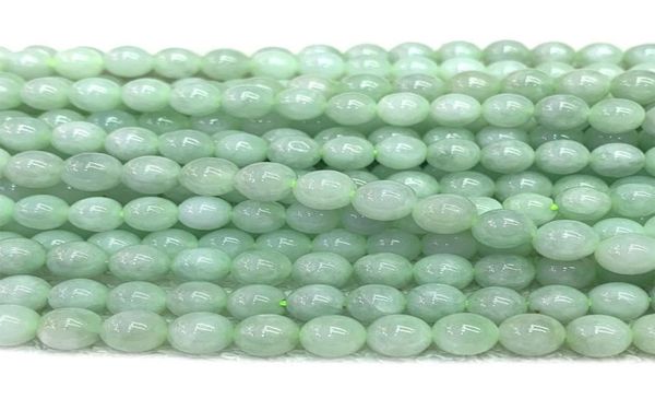 

discount whole natural genuine green jadeite jade round loose stone beads 318mm fit jewelry diy necklaces or bracelets 155q2714574, Green;white
