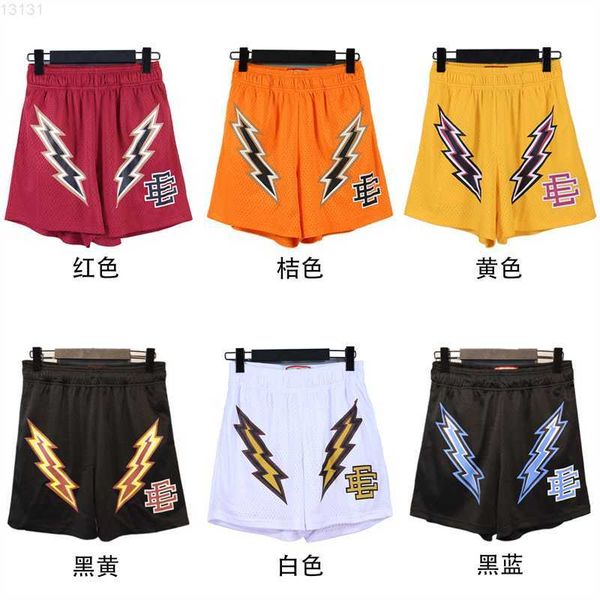 

5t2r eric emanuels ee basic short mens womens designers fitness shorts mesh breathable beach pants sports series basketball pant new yorkm 2, White;black