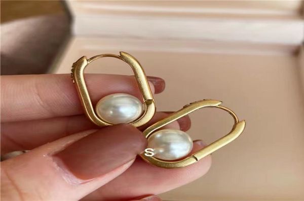 

natural freshwater baroque pearl unusual earrings for women chic charming goth jewelry dor earring2565178, Golden;silver