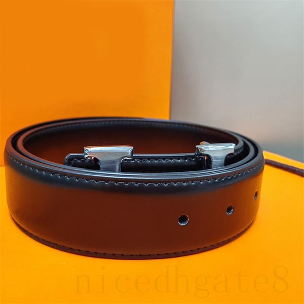 

designer belt gold plated h leather belts buckle ceinture thin adjustable size trendy suit accessories black brown mens belts for women desi
