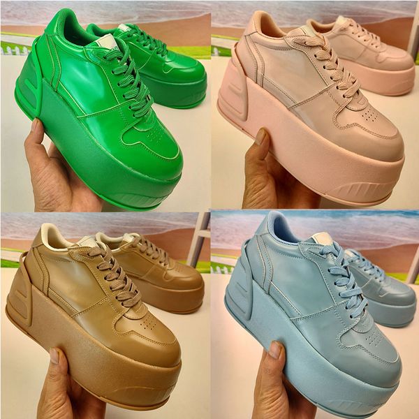 

woman shoes fashion show beige leather low- platform sneaker 7 cm high rubber platform sole with oversize embossed f motif size 35-42 with b, Black