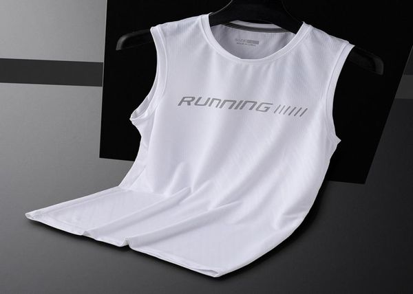 

men tshirt sleeveless shirts running gym training fitness compress muscles men039s vest basketball tank outdoor 225458743, White;black