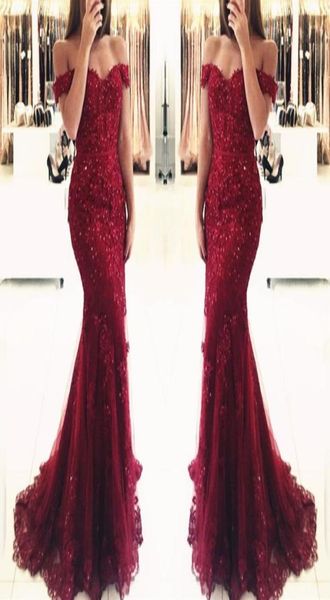 

prom dresses 2019 elegant red burgundy sweetheart offshoulder glamorous mermaid evening gowns plus size vestidos de festa4502139, Black