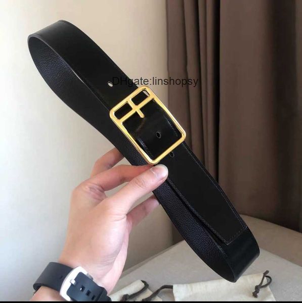 

classics men belts designer mens and woman fashion togo leather classic reversible belt black brown h gold silver buckles 35--38cm ht003 em3