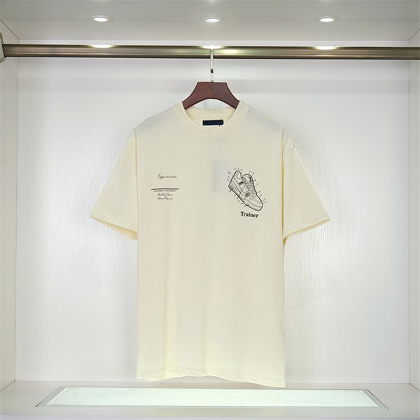 

5 mens design t-shirt spring summer color sleeves tees vacation short sleeve casual letters printing size range #824, White;black