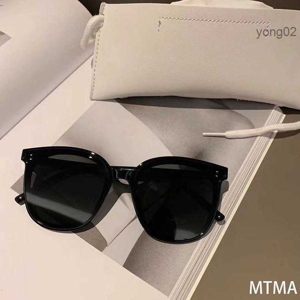 

2022 star models classic gentle monster square female sunglasses fashion men's luxury brand business trend high-end general, White;black