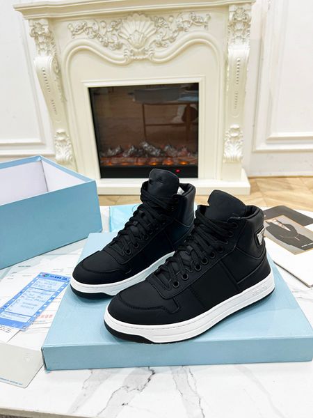 

designer sneakers gabardine nylon casual shoes brand wheel trainers women canvas shoe fashion sneaker platform solid heighten shoe with box, Black
