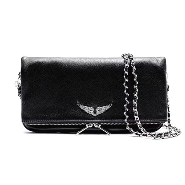 

evening bags swing your wings bag zadig voltaire womens tote handbag shoulder designer man genuine leather bag wing chain luxury fashion clu