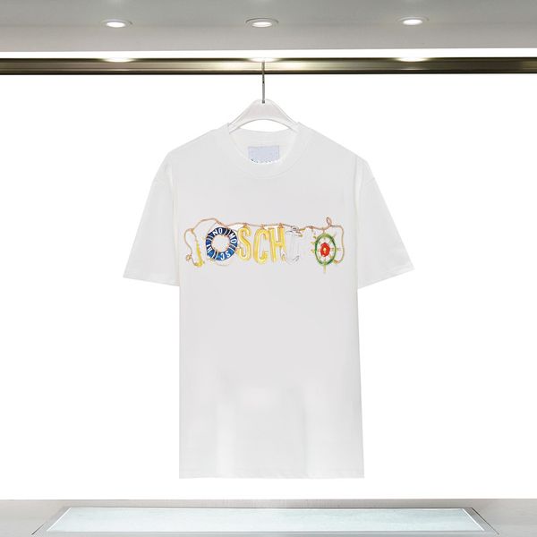 

2023 fashion men's t-shirts summer men women tshirt cotton designers short sleeve casual shirts hip hop streetwear t shirt tees mens cl, White;black