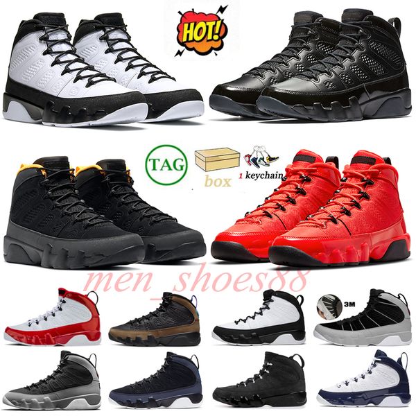 

sneakers men basketball shoes 9s jumpman 9 powder blue particle grey university gold light olive mens trainers sports us 7-13
