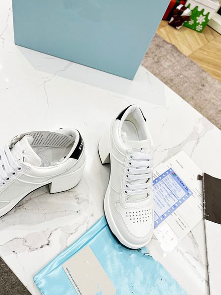 

2023 new designer trainer sneaker virgil casual shoes calfskin leather black white green red blue leather overlays platform 0722