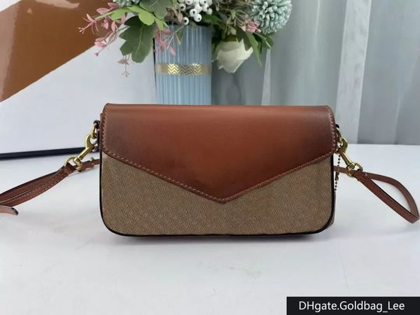 

sample envelope designer wyn messenger bags split durable cross-grain calf leather shoulder bags classic gold leeter hardware handbags label