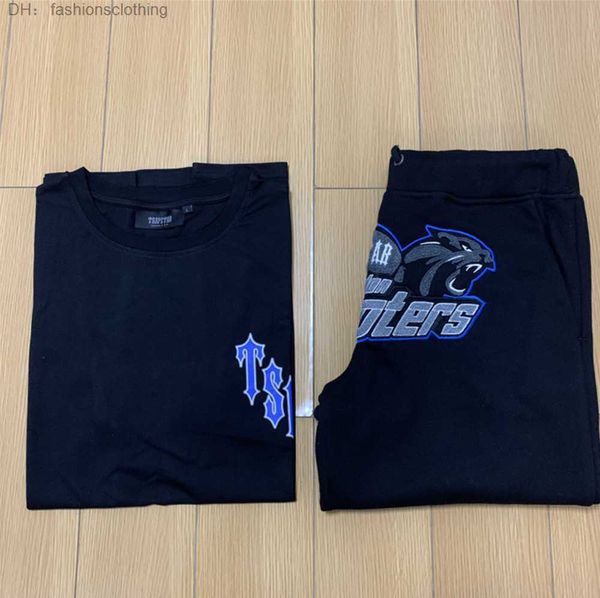 

motion design cotton clothes short set summer men trapstar london shooters women embroidered bottom tracksuit clothing 23ess 31k2, Gray