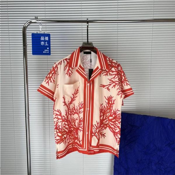 

men designer shirts summer shoort sleeve casual shirts fashion loose polos beach style breathable tshirts tees clothing #18 dppsk, White;black