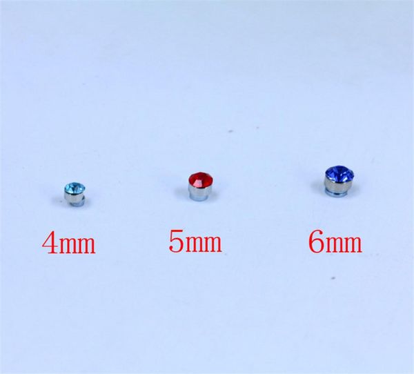 

strong magnet magnetic therapy health ear stud for men women zircon non piercing earrings wedding gift punk jewelry257s2724980, Golden;silver